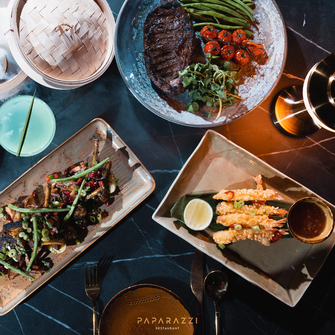 dining at Paparazzi Restaurant